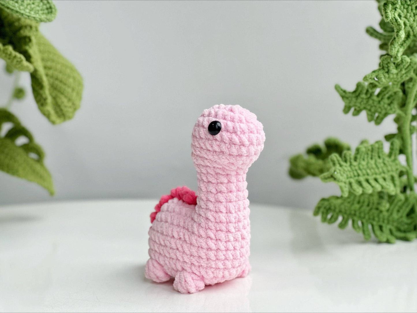 Handmade Crochet Brachiosaurus Plushie: A Delightful Companion for Dino Lovers