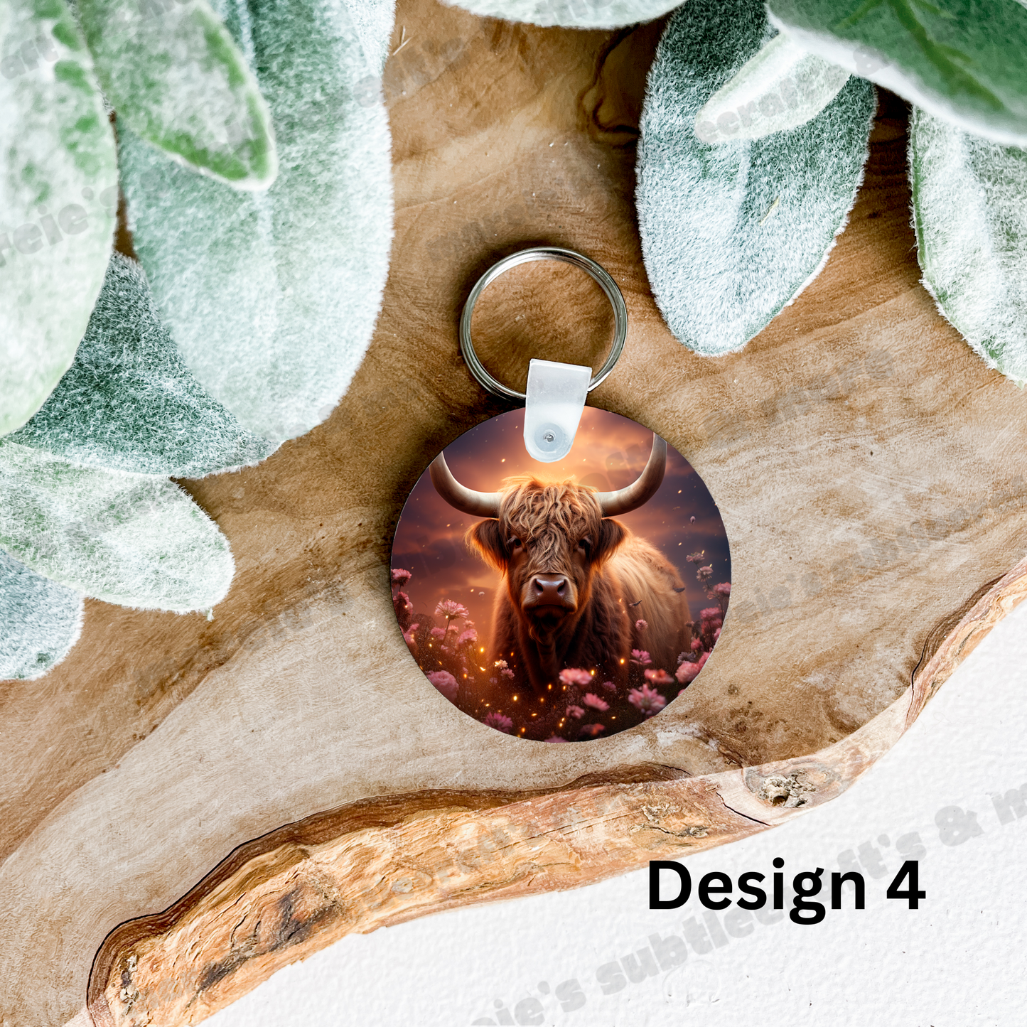 Highland Cow Collection Keychains