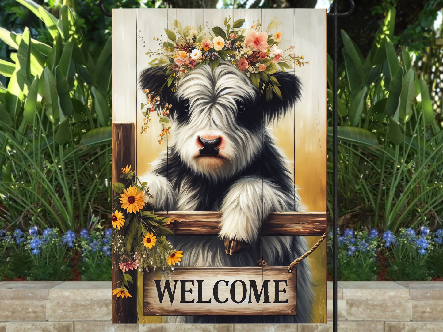 Highland Meadow Blooms Garden Flag