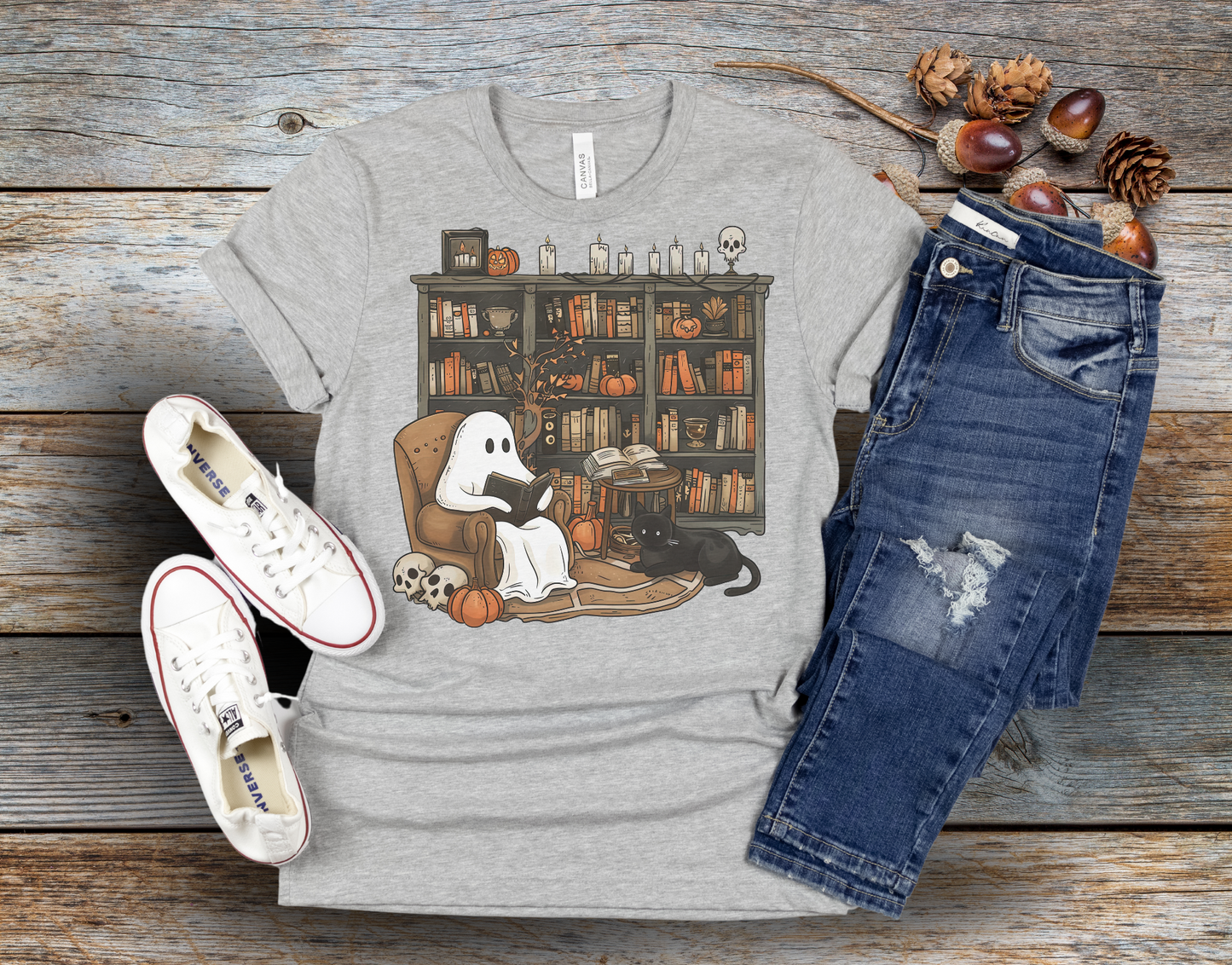Ghostly Bookish T-Shirt