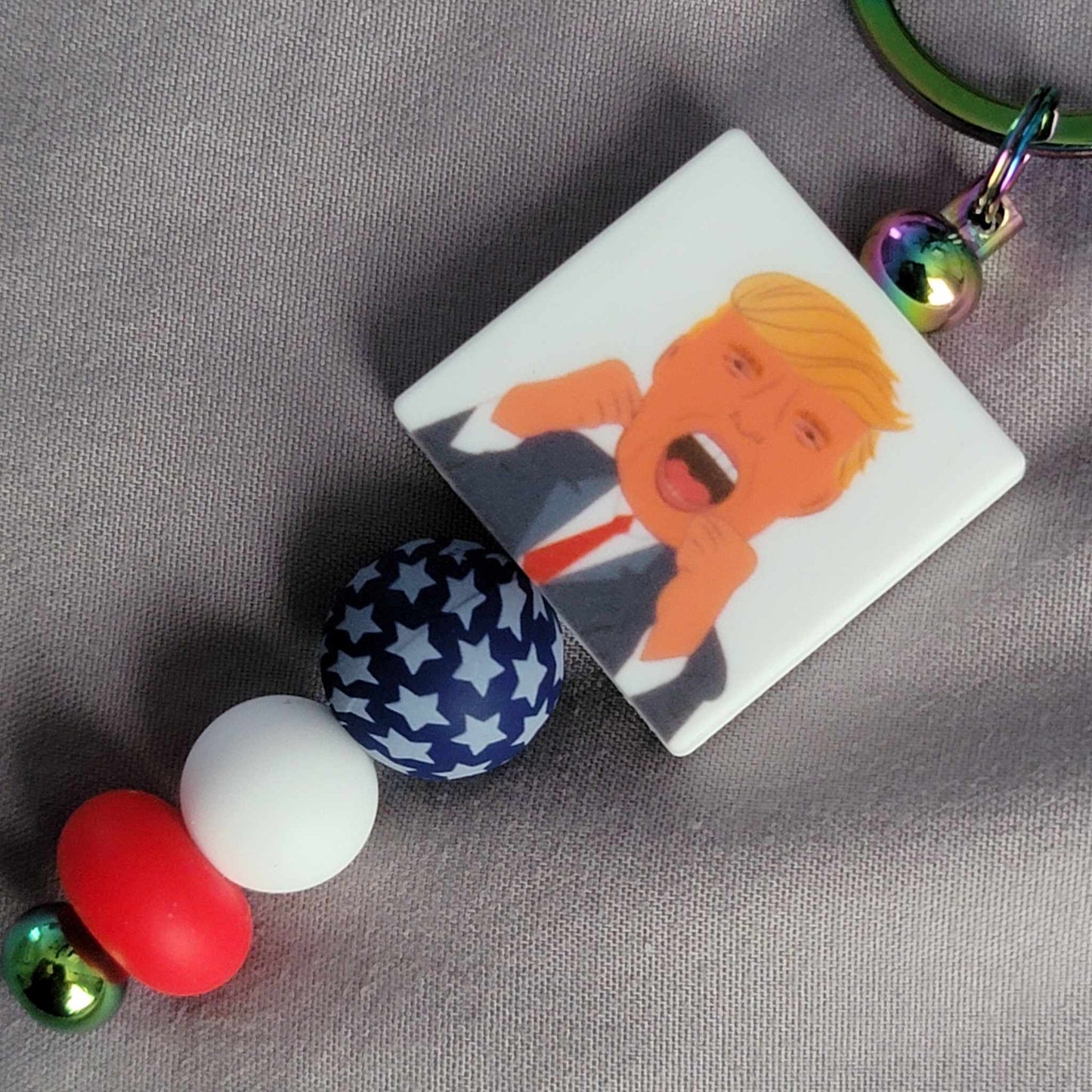 Noah's Silicone Bead Keychains - A Colorful Companion for Your Keys!