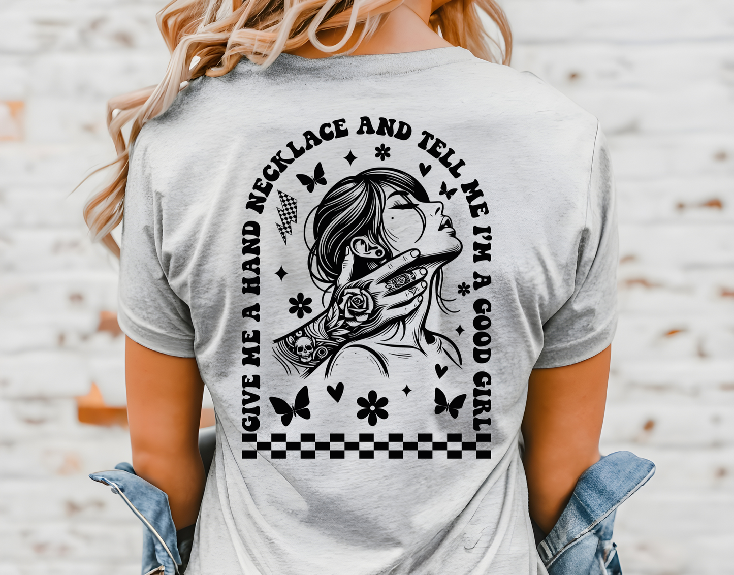 Give Me A Hand Necklace And Tell Me I'm A Good Girl T-Shirt