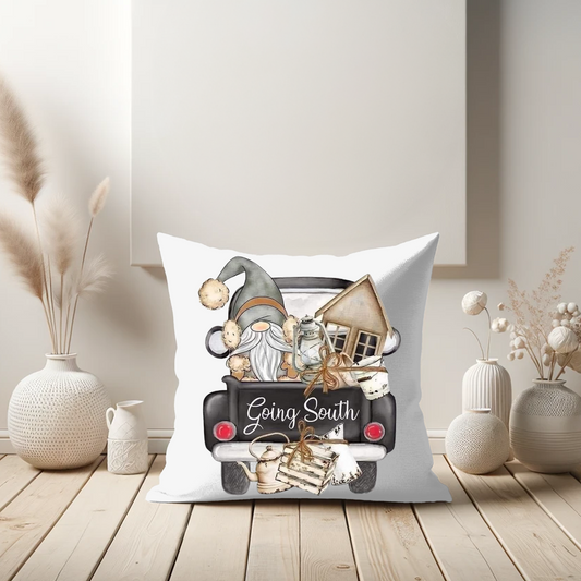 Going South Gnome Pillow