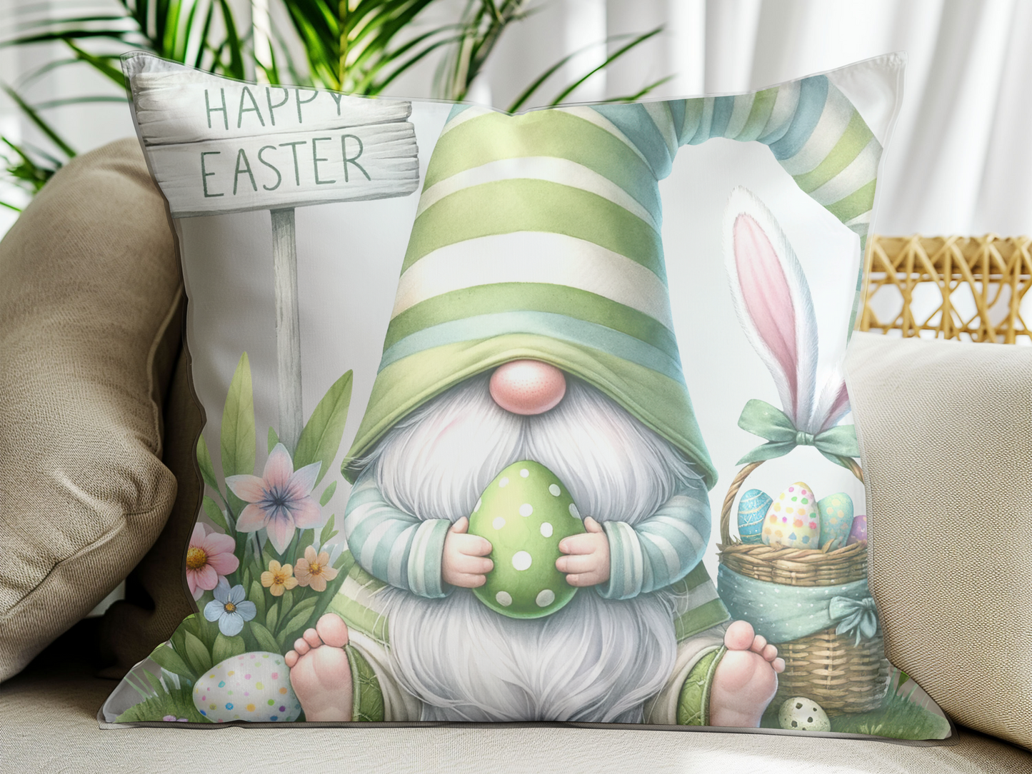 Gnome for Easter Pillow