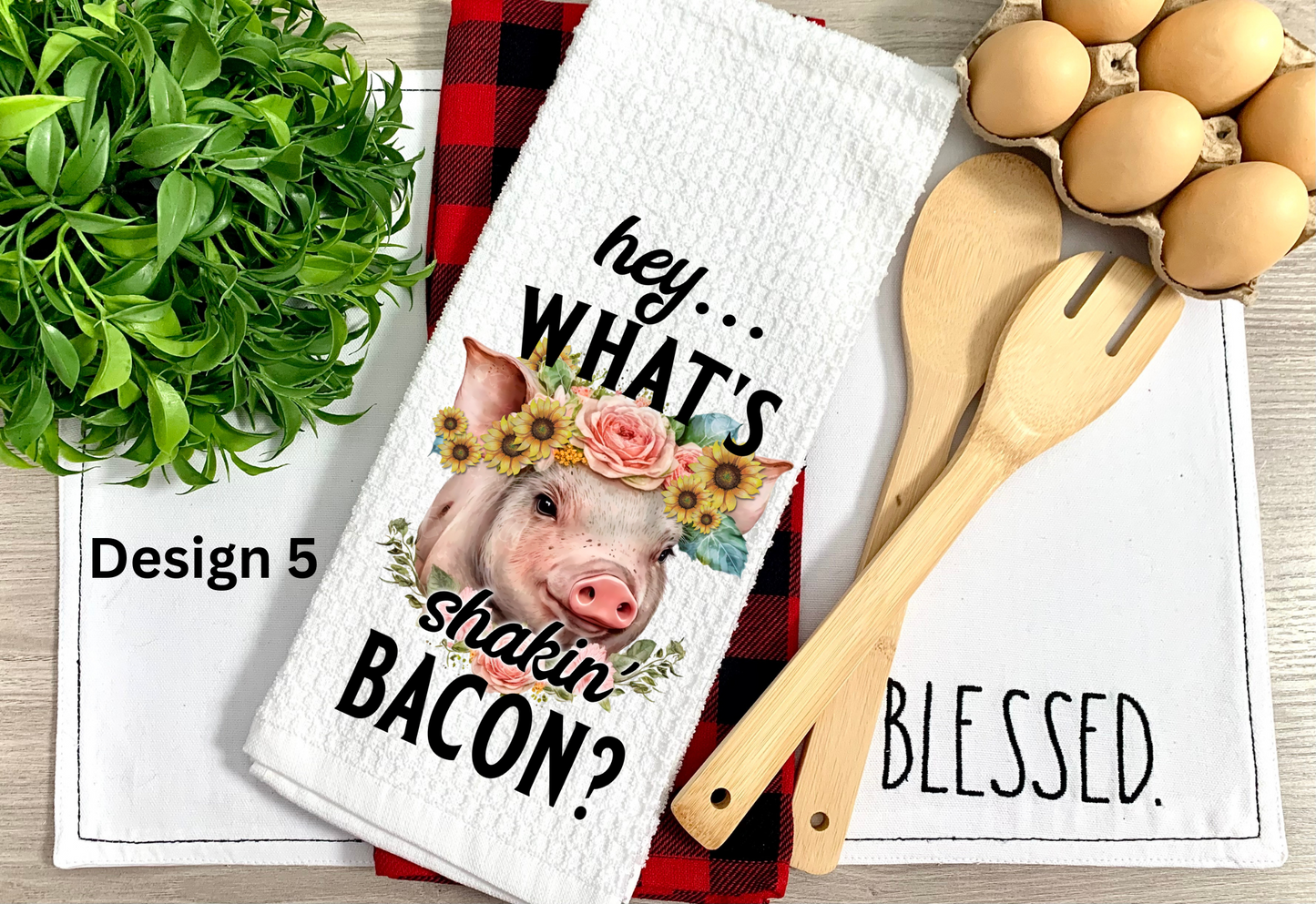 Funny Farmhouse Kitchen Towels
