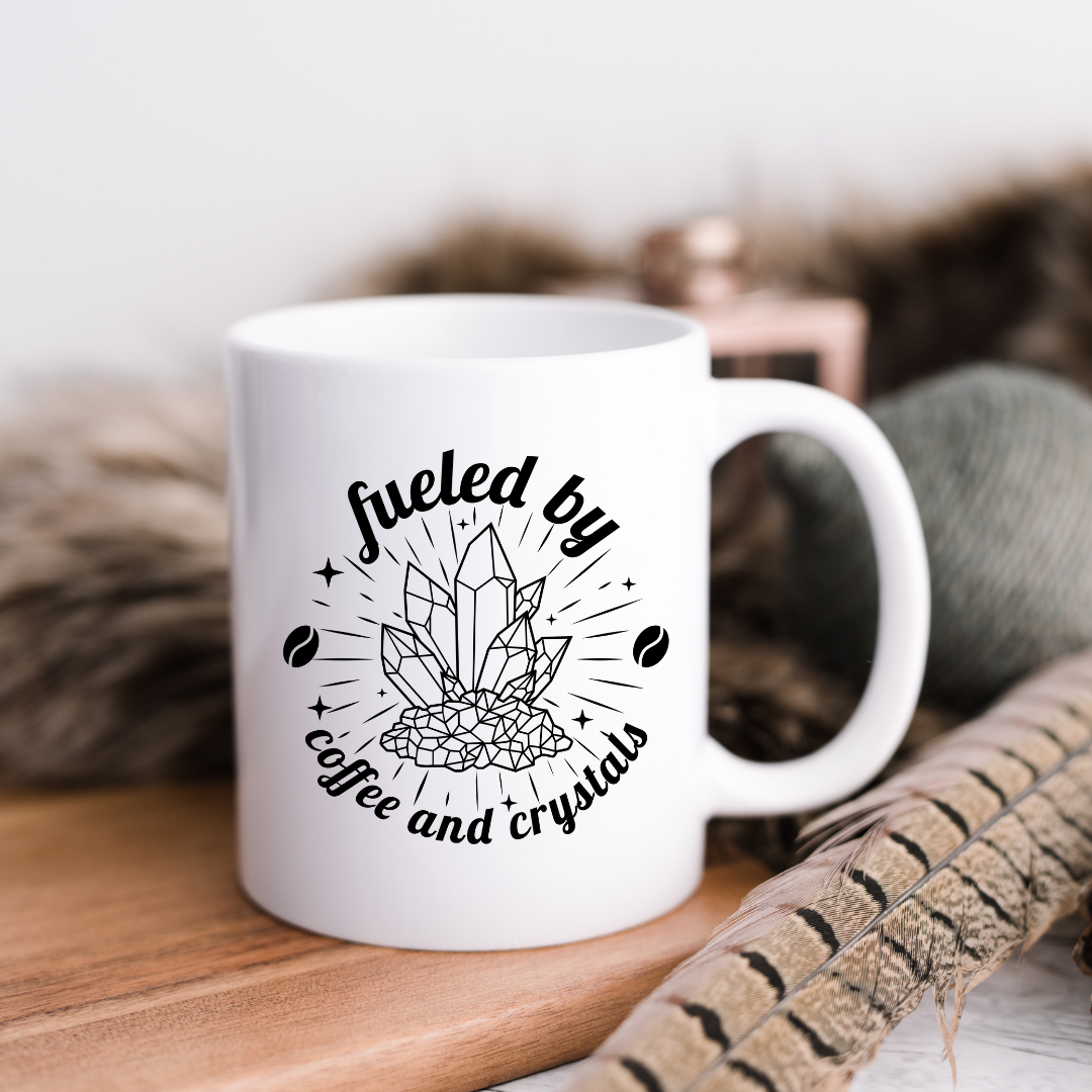 Fueled by Coffee and Crystals Mug