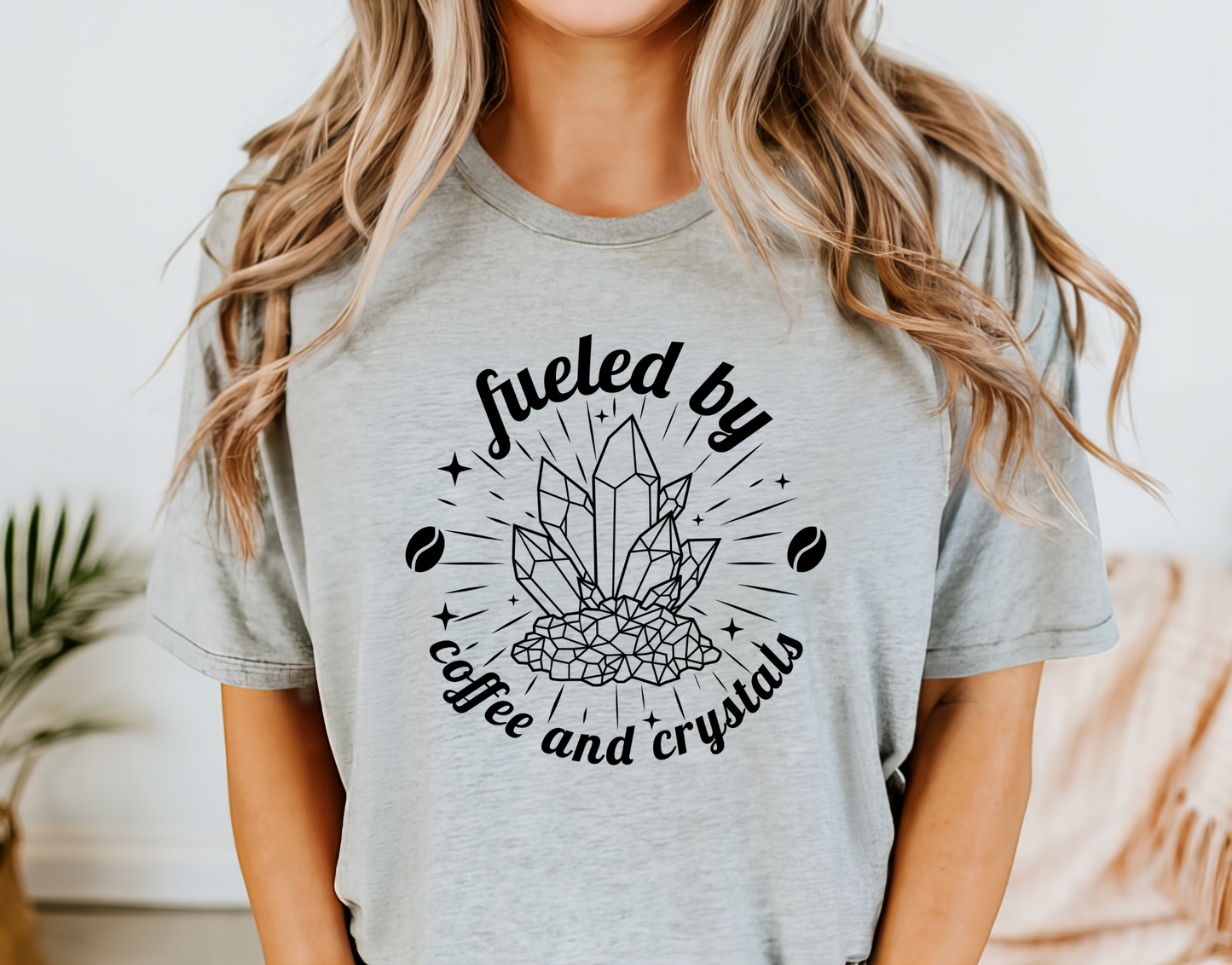 Fueled by Coffee and Crystals T-Shirt