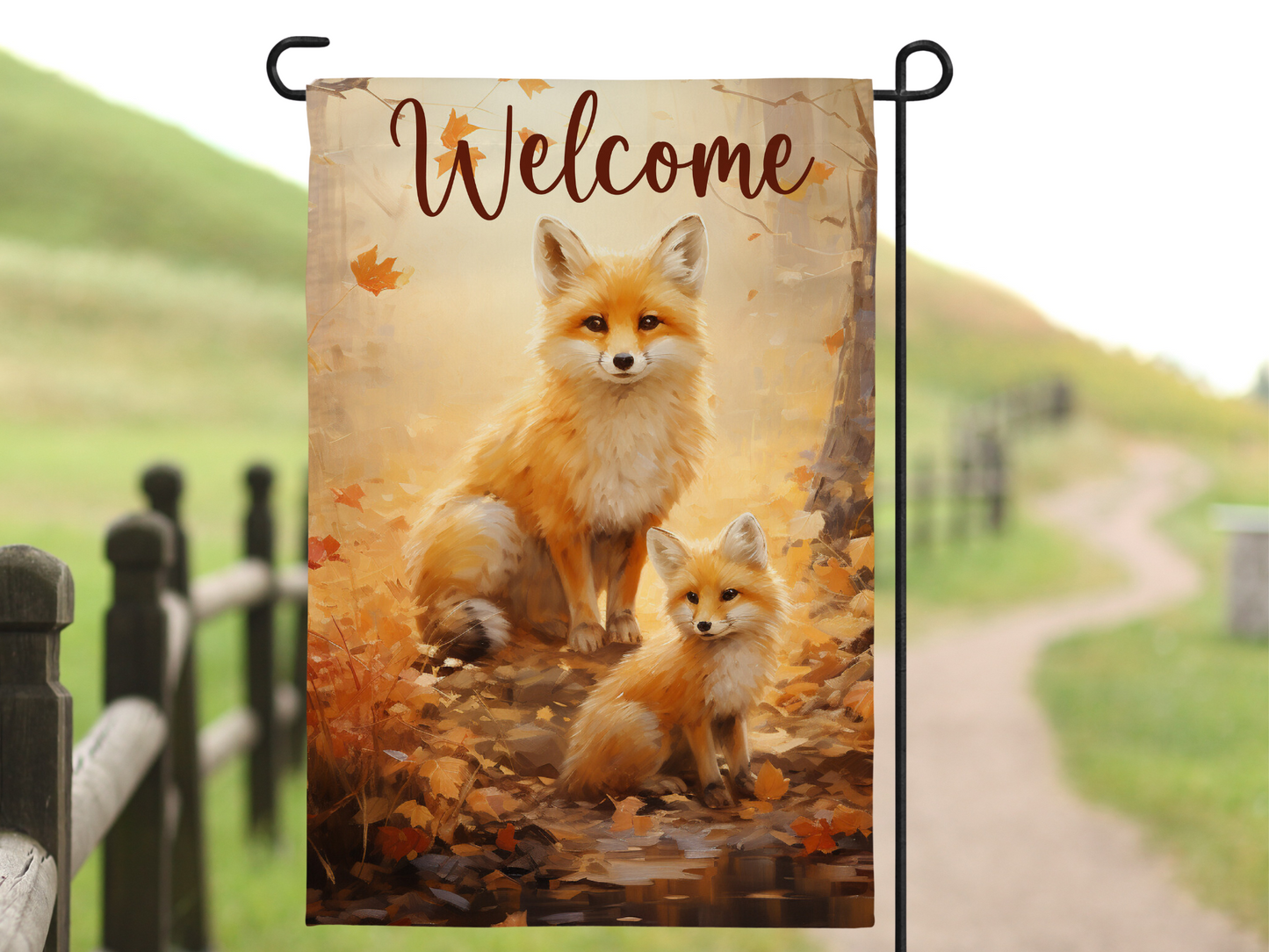 Fox Garden Flag