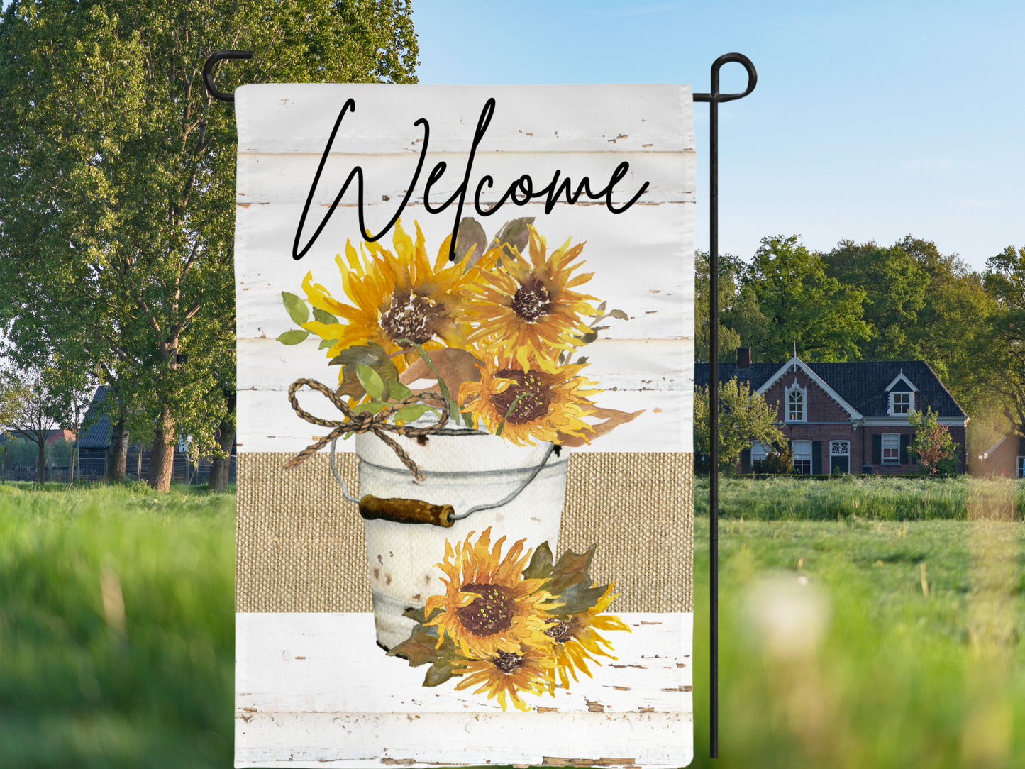 Sunflower Garden Flag
