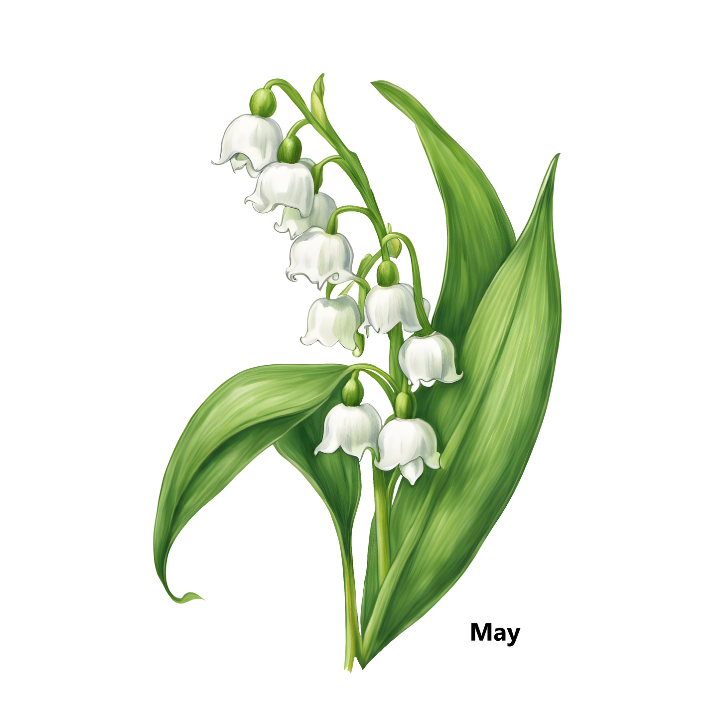 Birth Flower Customize Decorative Pillow