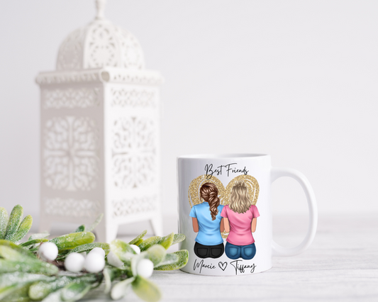 Customized Bestie Mug - 11 oz Ceramic