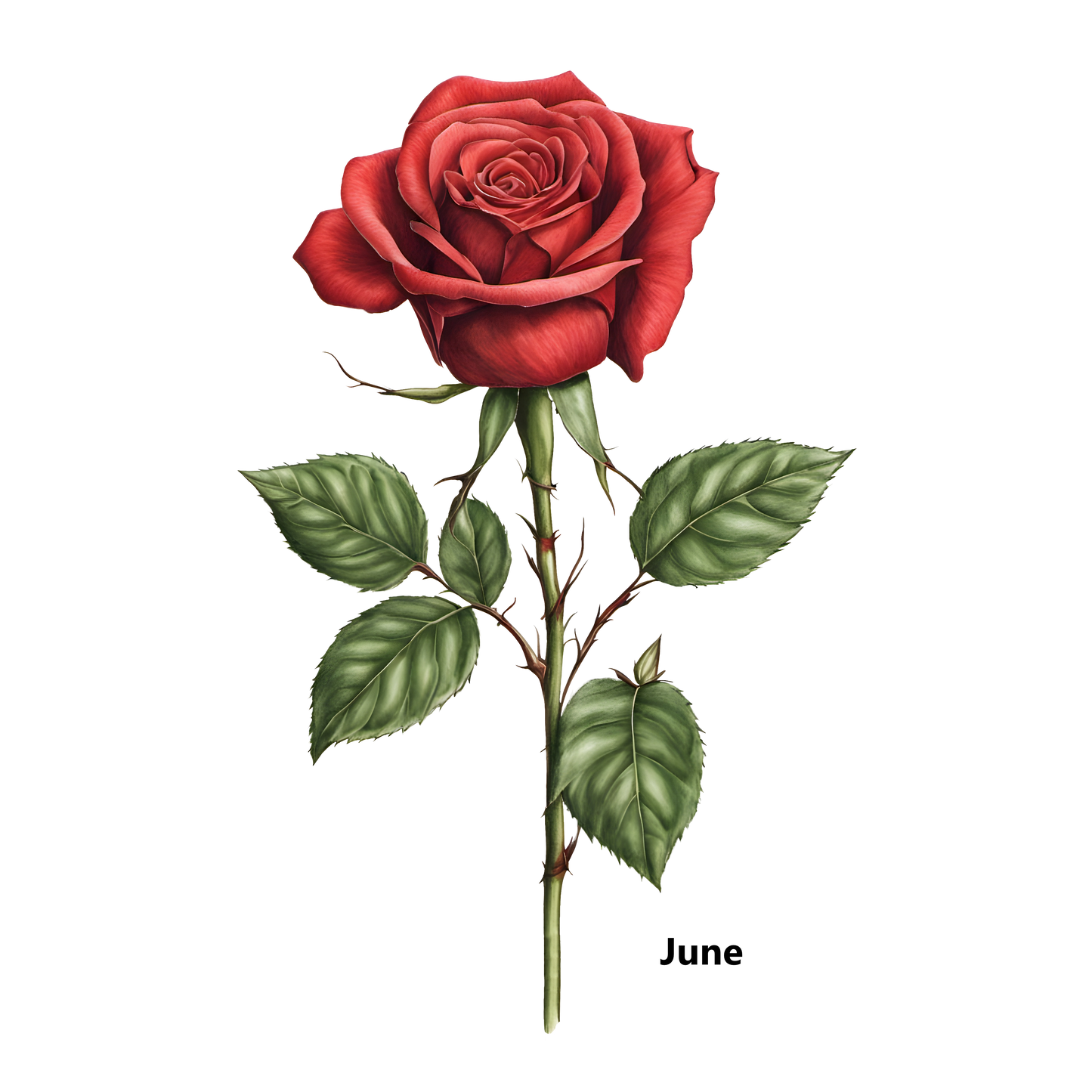 Birth Flower Customize Decorative Pillow