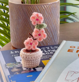 Crochet Cherry Blossom