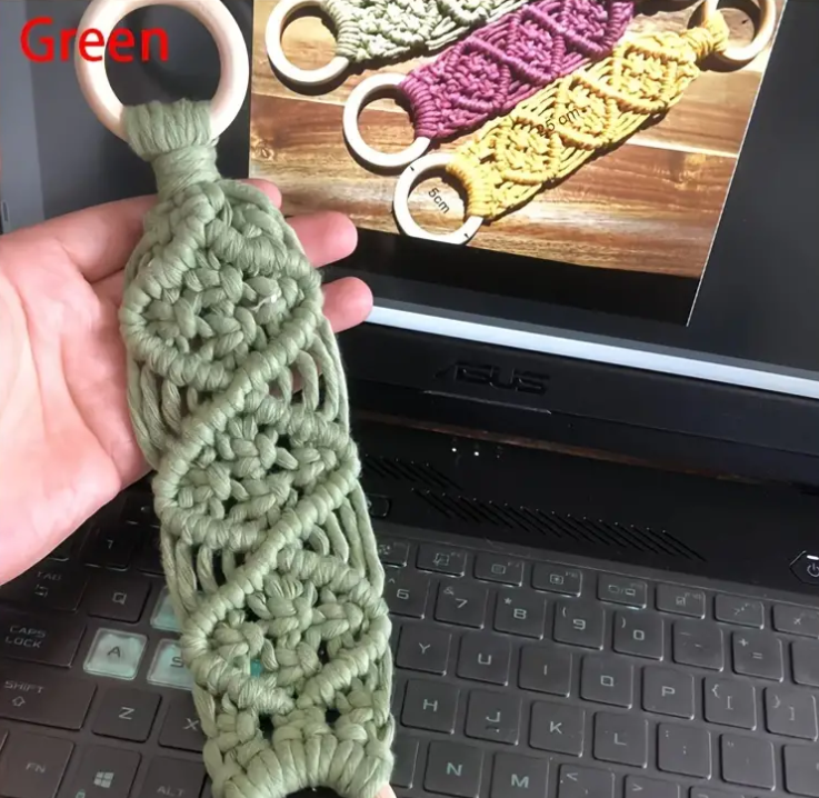 Handwoven Bohemian Knitted Towel Ring