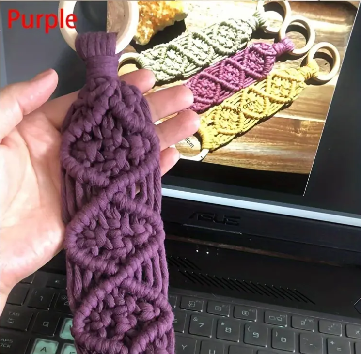 Handwoven Bohemian Knitted Towel Ring