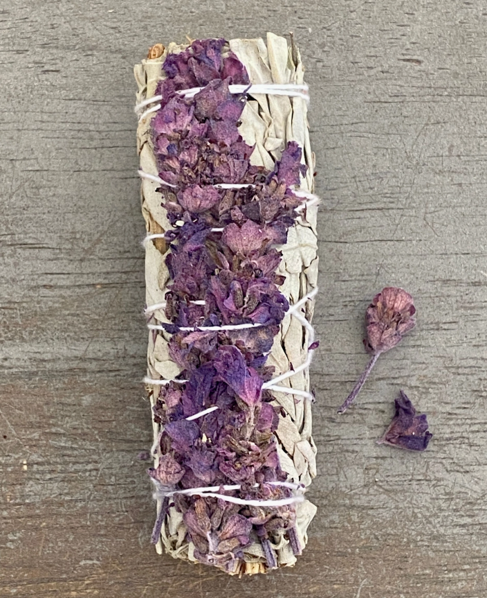 White Sage & Lavender Smudge Stick