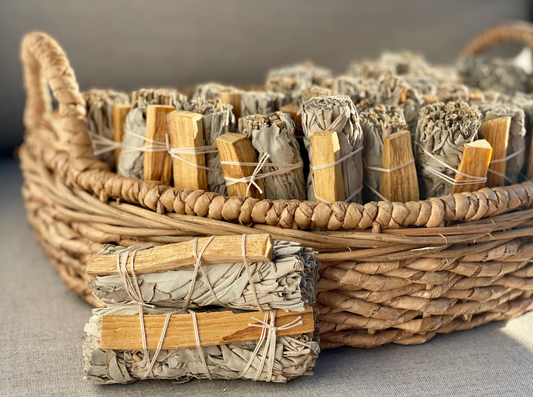 White Sage & Palo Santo Smudge Stick