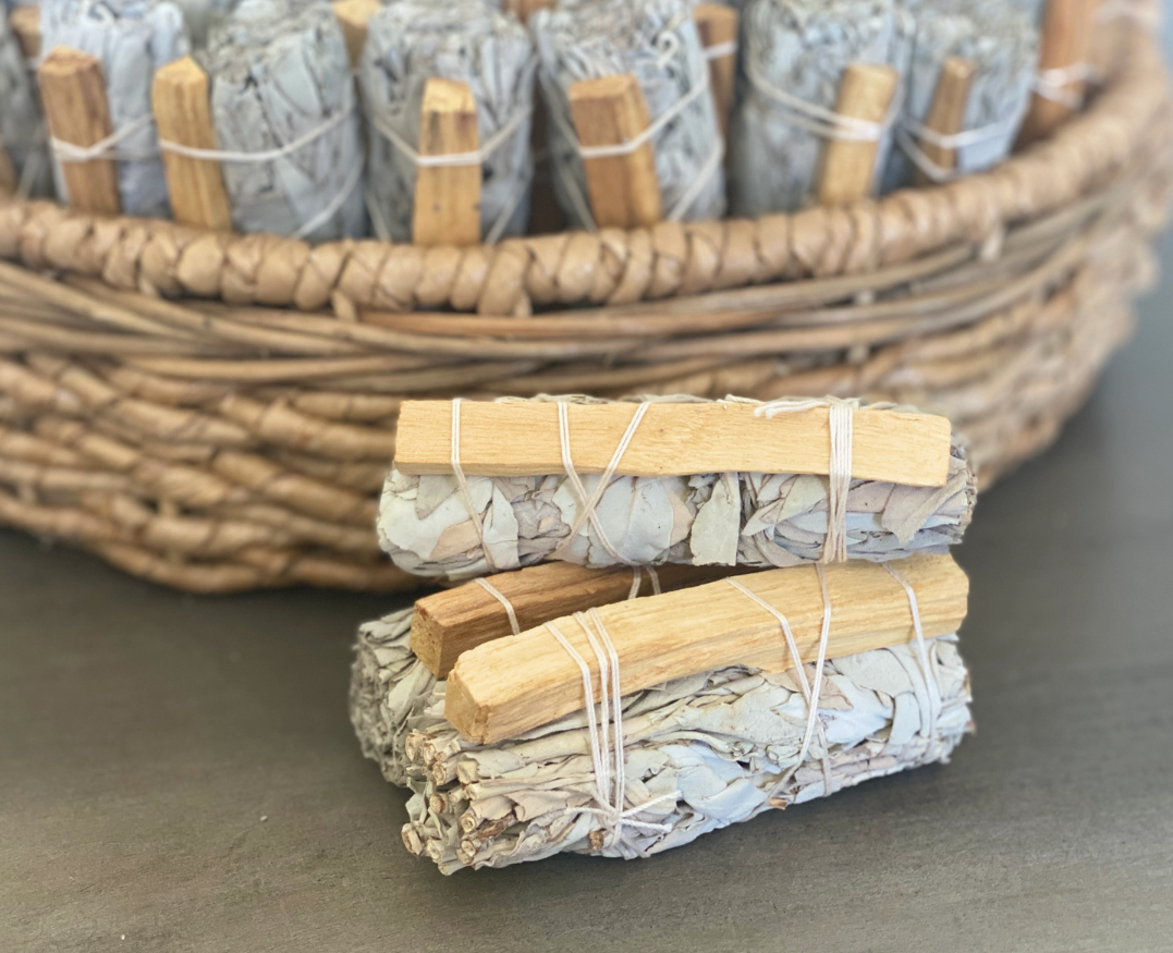White Sage & Palo Santo Smudge Stick