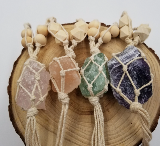 Handmade Natural Stone Car Charm