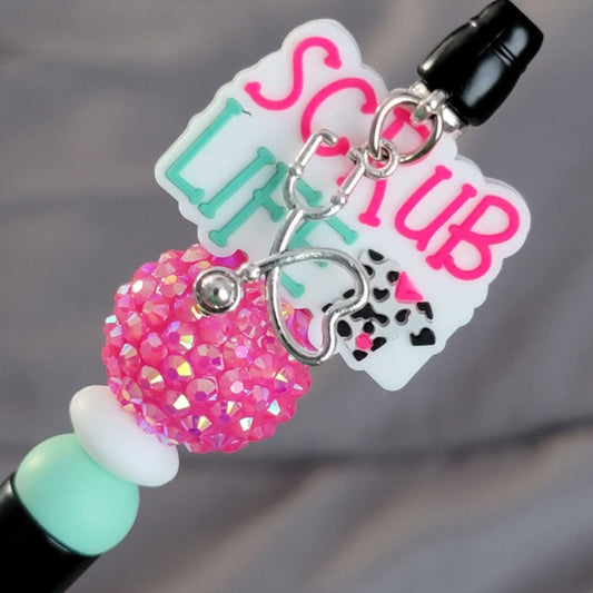 Scrub Life Silicone Bead Pen
