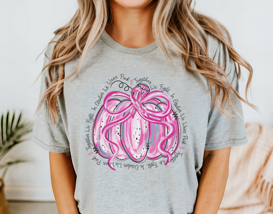 Pink Ribbon Pumpkin T-Shirt