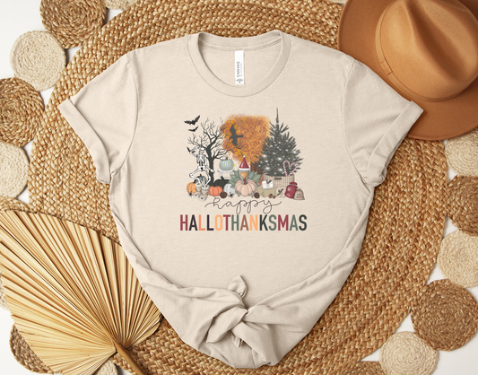 Happy Hallothanksmas Tee