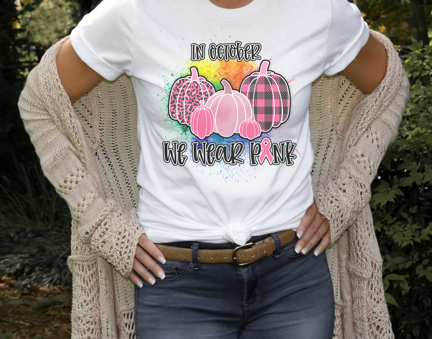 In October We Wear Pink T-Shirt