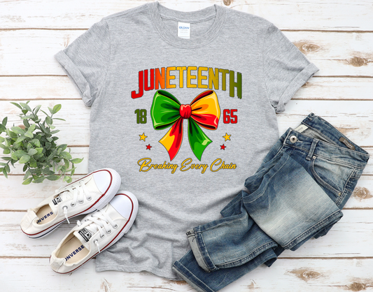 Juneteenth: Breaking Every Chain T-Shirt