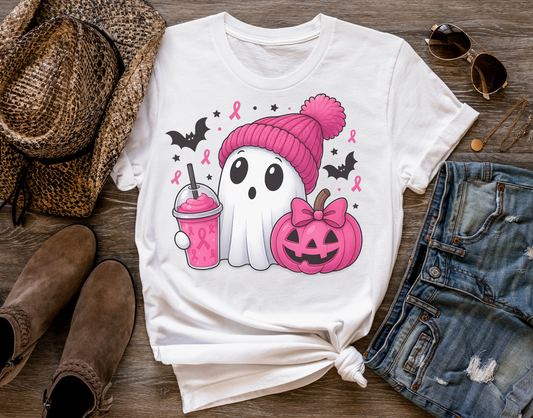 Boo-tiful Pink Ghost T-Shirt