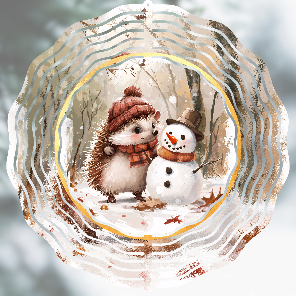 Snowman’s Little Helper Wind Spinner