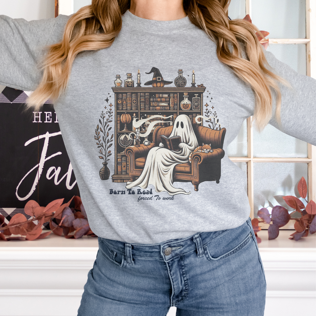 Ghostly Bookish Sweatshirt