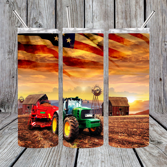 20 oz Farming Tumbler