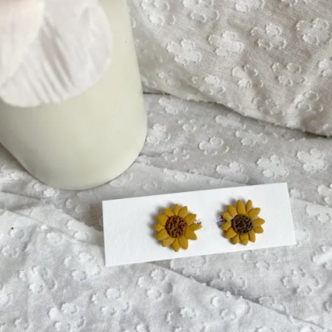 Sunflower Stud Earrings