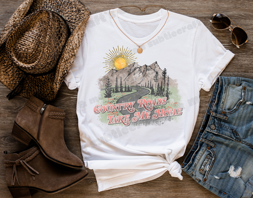 Country Roads, Take Me Home Tee