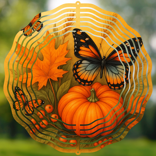 Monarch Harvest Wind Spinner