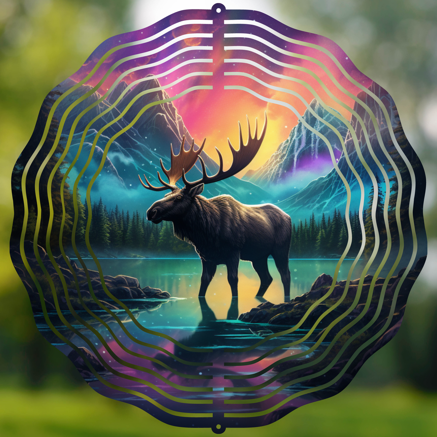 Majestic Moose Wind Spinner