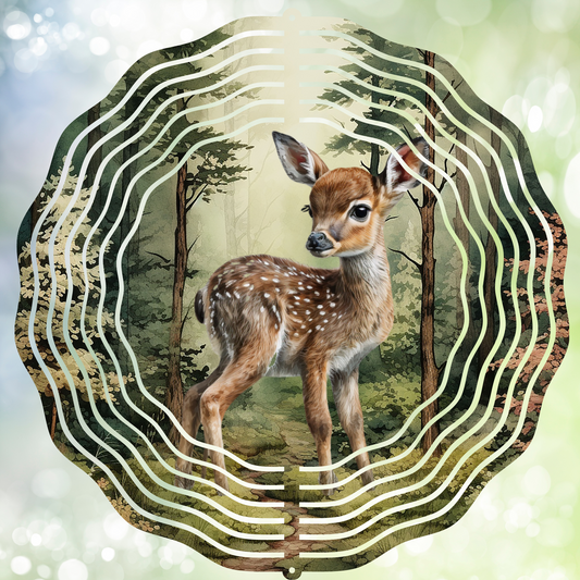 Baby Deer Wind Spinner