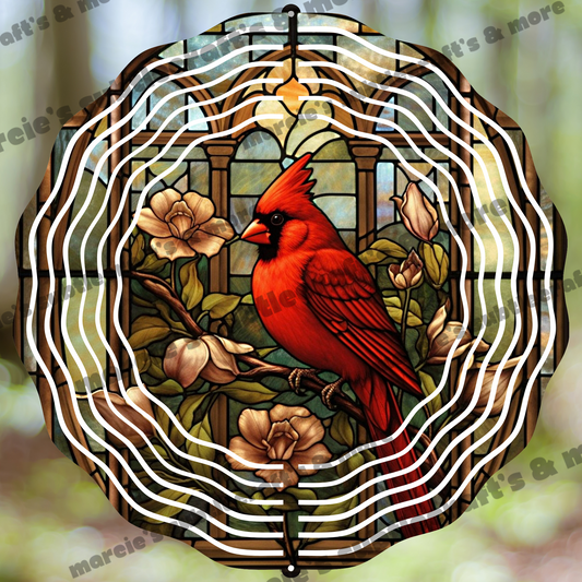 Cardinal Wind Spinner