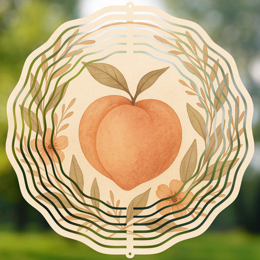 The Perfectly Peachy Wind Spinner