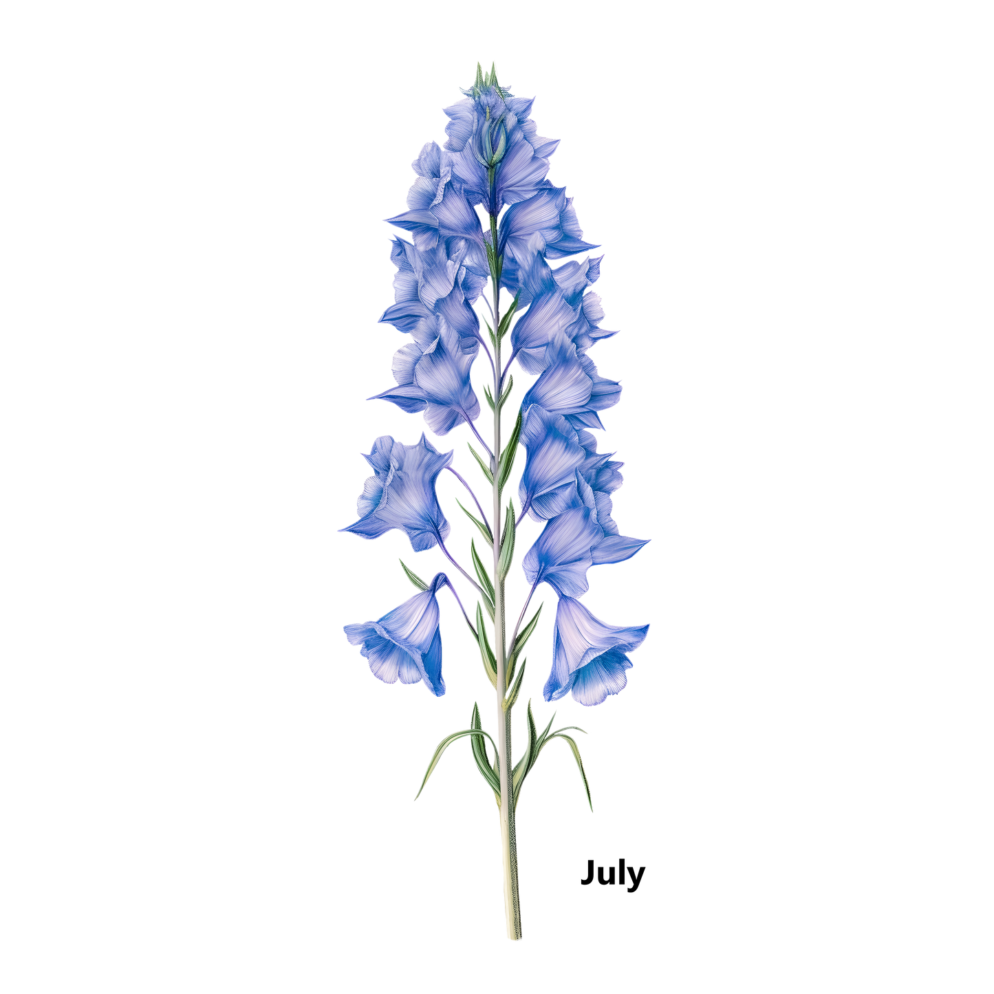 Birth Flower Customize Decorative Pillow