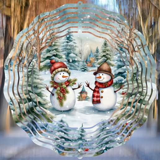 Let It Snow Wind Spinner