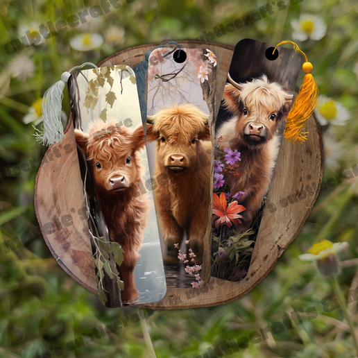 Highland Cow Bookmark(s)