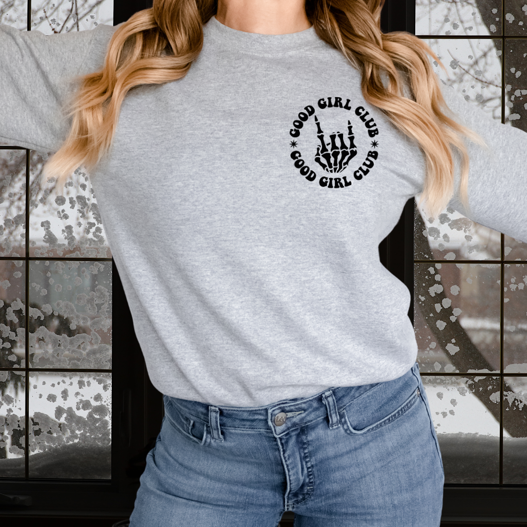 Hand Necklaces Sweatshirt