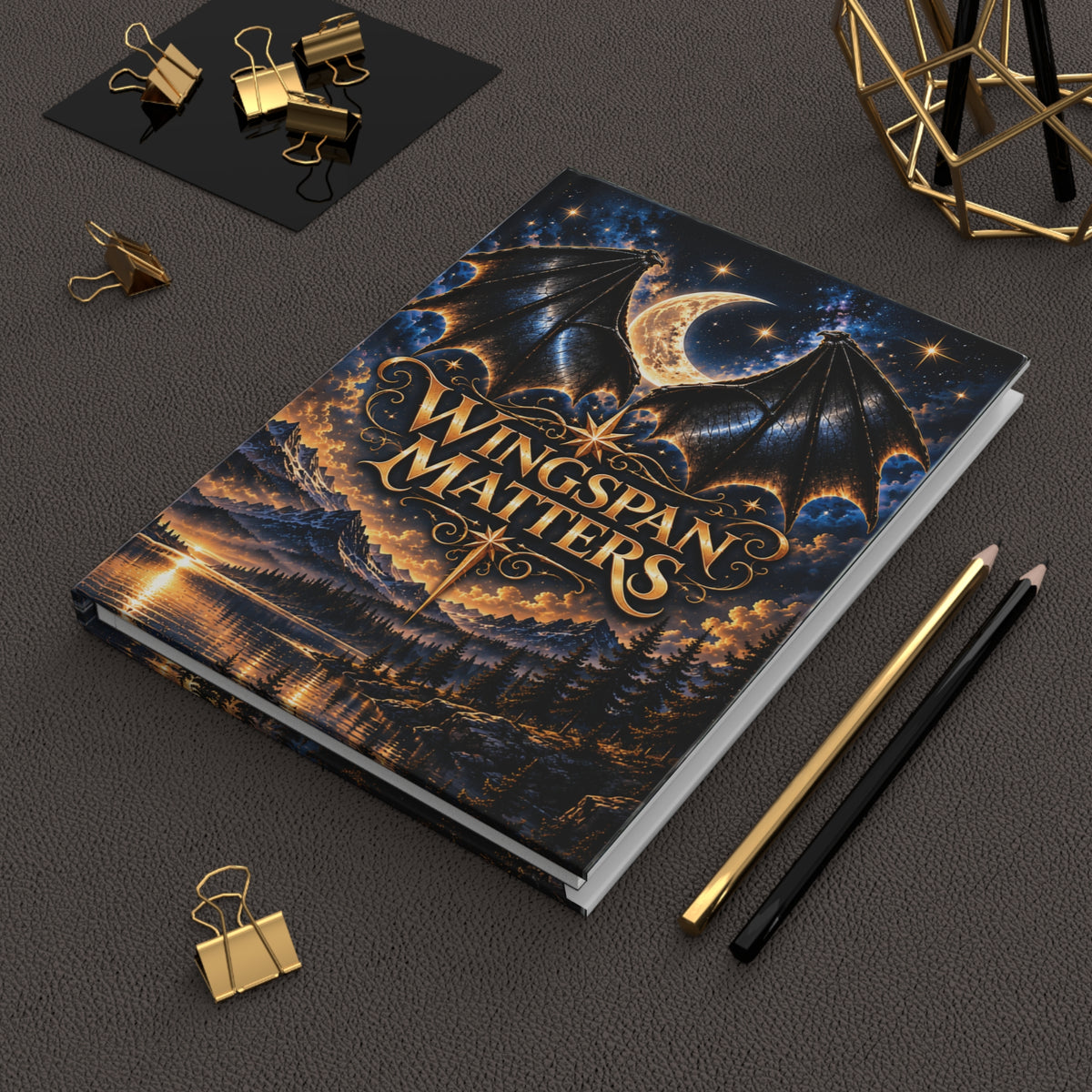 Wingspan Matters Fantasy  Hardcover Journal