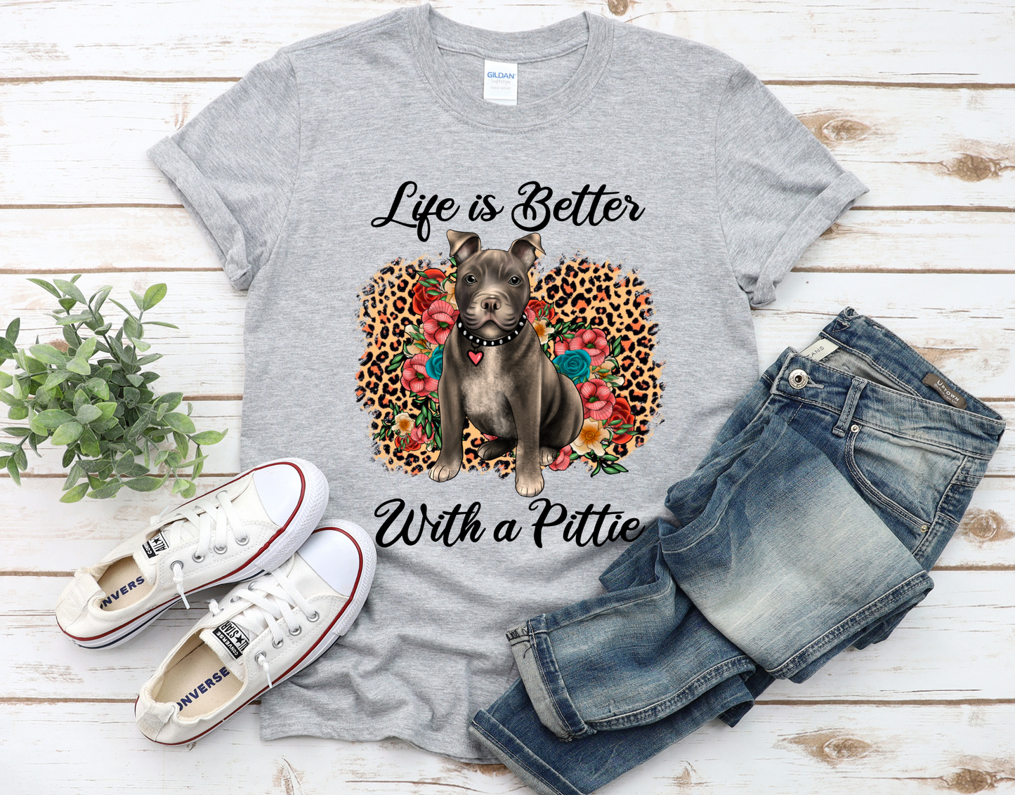 Life is Better with a Pittie Tee