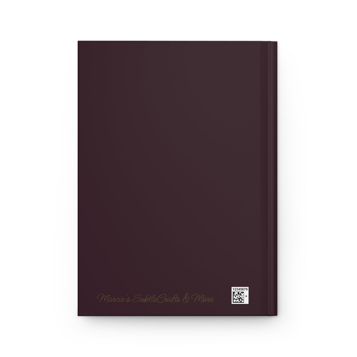 Moonlit Garden Journal — Lined Hardcover Notebook with Vintage Floral Frame