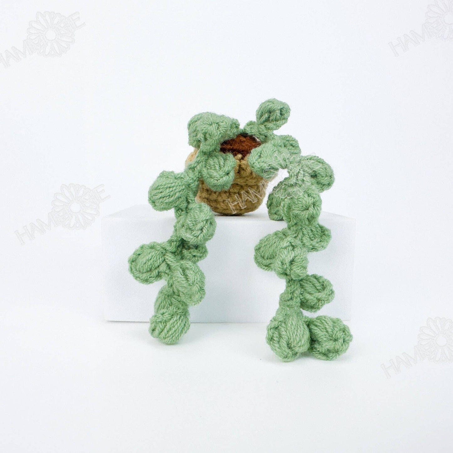 Crochet Plant Car Vent Clip, Crochet Plant Car Air Freshener