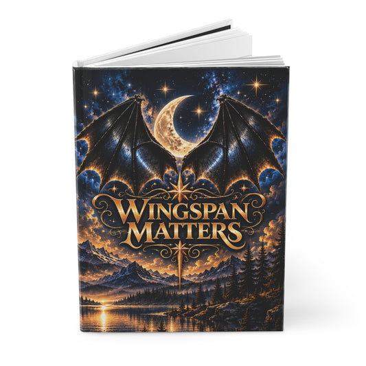 Wingspan Matters Fantasy  Hardcover Journal
