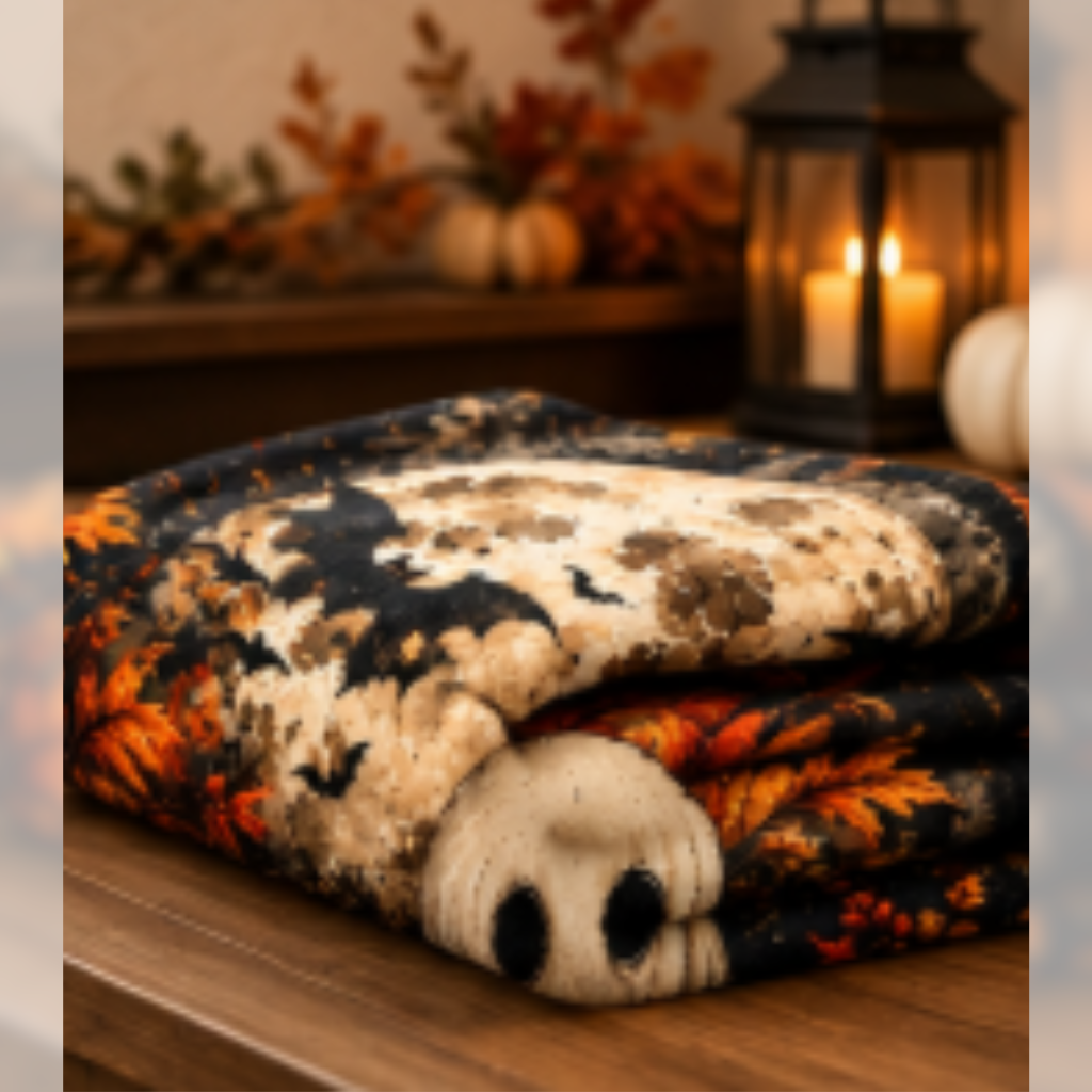 Spooky Stories & Cozy Nights Sherpa Fleece Blanket