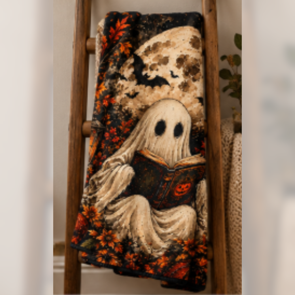 Spooky Stories & Cozy Nights Sherpa Fleece Blanket